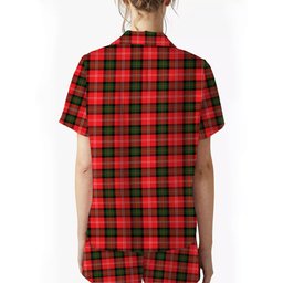 ScotsTee Shop Scottish Nesbitt Modern Women's Short Sleeve Short Set Tartan Pyjama Set