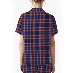 ScotsTee Shop Scottish Yudo Women's Short Sleeve Short Set Tartan Pyjama Set