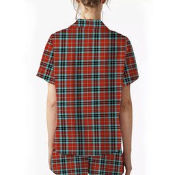 ScotsTee Shop Scottish McTavish Ancient Women's Short Sleeve Short Set Tartan Pyjama Set