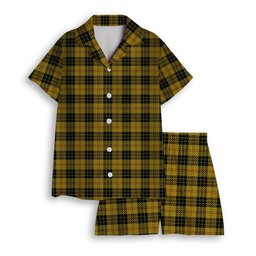 ScotsTee Shop Scottish MacLeod 1831 Women's Short Sleeve Short Set Tartan Pyjama Set