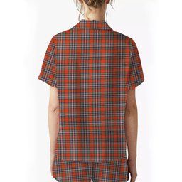ScotsTee Shop Scottish McFarland Ancient Women's Short Sleeve Short Set Tartan Pyjama Set