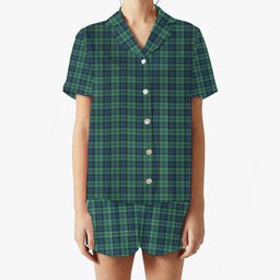 ScotsTee Shop Scottish McNeil of Colonsay Ancient Women's Short Sleeve Short Set Tartan Pyjama Set