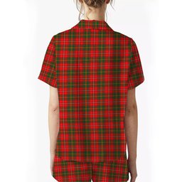 ScotsTee Shop Scottish Hay Modern Women's Short Sleeve Short Set Tartan Pyjama Set