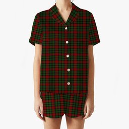 ScotsTee Shop Scottish Murdoch Dalgliesh Women's Short Sleeve Short Set Tartan Pyjama Set