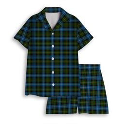 ScotsTee Shop Scottish McNeil of Barra Women's Short Sleeve Short Set Tartan Pyjama Set