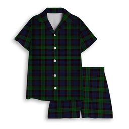 ScotsTee Shop Scottish Stewart Old Women's Short Sleeve Short Set Tartan Pyjama Set