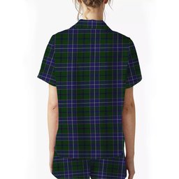 ScotsTee Shop Scottish Wishart Hunting Women's Short Sleeve Short Set Tartan Pyjama Set