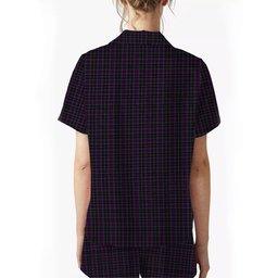 ScotsTee Shop Scottish Harriss Dylan & Family Women's Short Sleeve Short Set Tartan Pyjama Set
