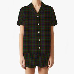 ScotsTee Shop Scottish McDuff Hunting Women's Short Sleeve Short Set Tartan Pyjama Set