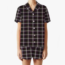ScotsTee Shop Scottish MacDonald Dress Women's Short Sleeve Short Set Tartan Pyjama Set