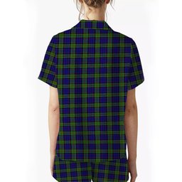 ScotsTee Shop Scottish Newman SC Women's Short Sleeve Short Set Tartan Pyjama Set