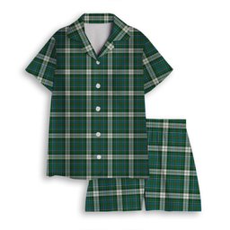 ScotsTee Shop Scottish McInnes Dress Ancient Women's Short Sleeve Short Set Tartan Pyjama Set