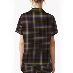 ScotsTee Shop Scottish MacDonell of Glengarry Dress Women's Short Sleeve Short Set Tartan Pyjama Set
