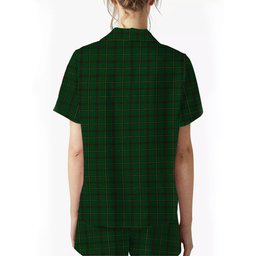 ScotsTee Shop Scottish Skene Hunting Women's Short Sleeve Short Set Tartan Pyjama Set