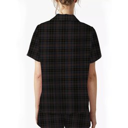 ScotsTee Shop Scottish MacInnes Homecoming Women's Short Sleeve Short Set Tartan Pyjama Set