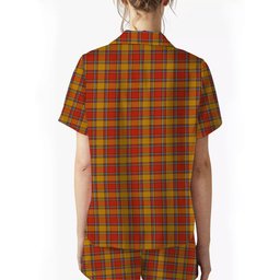ScotsTee Shop Scottish Scrymgeour Ancient Women's Short Sleeve Short Set Tartan Pyjama Set