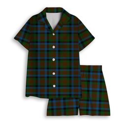 ScotsTee Shop Scottish Tennant 2 Women's Short Sleeve Short Set Tartan Pyjama Set