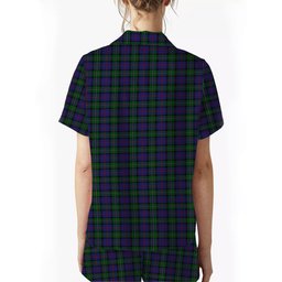 ScotsTee Shop Scottish McPhail Hunting Women's Short Sleeve Short Set Tartan Pyjama Set