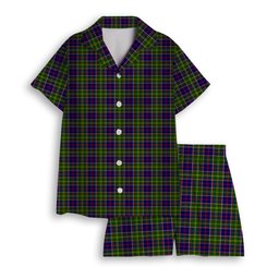 ScotsTee Shop Scottish Whitefoord Women's Short Sleeve Short Set Tartan Pyjama Set