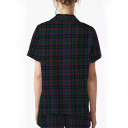 ScotsTee Shop Scottish MacLachlan Hunting Women's Short Sleeve Short Set Tartan Pyjama Set