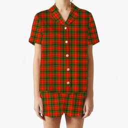 ScotsTee Shop Scottish Turnbull SC Women's Short Sleeve Short Set Tartan Pyjama Set