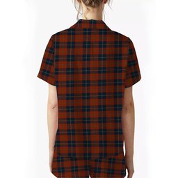 ScotsTee Shop Scottish Maclaine of Lochbuie Auld Sett Women's Short Sleeve Short Set Tartan Pyjama Set