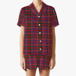 ScotsTee Shop Scottish MacColl Hunting Modern Women's Short Sleeve Short Set Tartan Pyjama Set