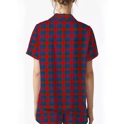 ScotsTee Shop Scottish Skene of Cromar Modern Women's Short Sleeve Short Set Tartan Pyjama Set