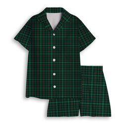 ScotsTee Shop Scottish Ross Hunting Modern Women's Short Sleeve Short Set Tartan Pyjama Set