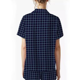 ScotsTee Shop Scottish Roberts of Wales Women's Short Sleeve Short Set Tartan Pyjama Set