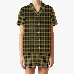 ScotsTee Shop Scottish Thain Dress 1 Women's Short Sleeve Short Set Tartan Pyjama Set