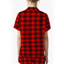 ScotsTee Shop Scottish Wemyss SC Women's Short Sleeve Short Set Tartan Pyjama Set
