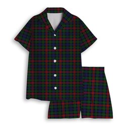 ScotsTee Shop Scottish Young Presidents Organisation Women's Short Sleeve Short Set Tartan Pyjama Set