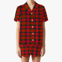 ScotsTee Shop Scottish McNicol of Scorrybreac Women's Short Sleeve Short Set Tartan Pyjama Set