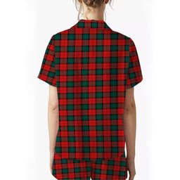 ScotsTee Shop Scottish Stewart of Atholl Modern Women's Short Sleeve Short Set Tartan Pyjama Set