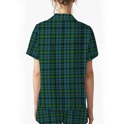 ScotsTee Shop Scottish Hope Vere Ancient Clan Women's Short Sleeve Short Set Tartan Pyjama Set