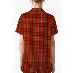 ScotsTee Shop Scottish Hepburn SC Women's Short Sleeve Short Set Tartan Pyjama Set
