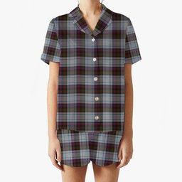 ScotsTee Shop Scottish MacDonald Dress Ancient Women's Short Sleeve Short Set Tartan Pyjama Set