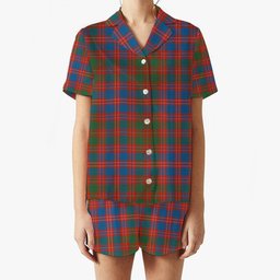 ScotsTee Shop Scottish MacColl Old Ancient Women's Short Sleeve Short Set Tartan Pyjama Set