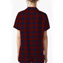 ScotsTee Shop Scottish Lawlis Women's Short Sleeve Short Set Tartan Pyjama Set