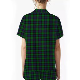 ScotsTee Shop Scottish Stewart Old Modern Women's Short Sleeve Short Set Tartan Pyjama Set