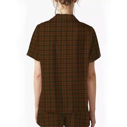 ScotsTee Shop Scottish Nithsdale Women's Short Sleeve Short Set Tartan Pyjama Set