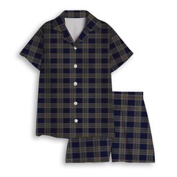 ScotsTee Shop Scottish Yorston (2014) Women's Short Sleeve Short Set Tartan Pyjama Set