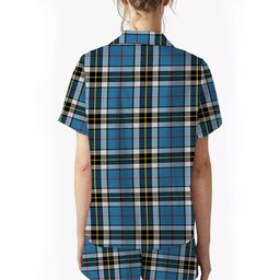 ScotsTee Shop Scottish Thompson Society Women's Short Sleeve Short Set Tartan Pyjama Set