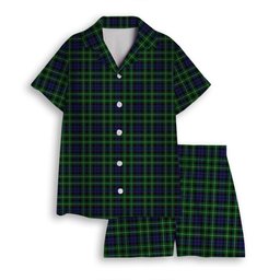 ScotsTee Shop Scottish Graham of Montrose 2 Women's Short Sleeve Short Set Tartan Pyjama Set