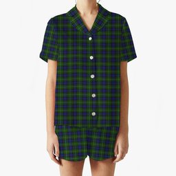 ScotsTee Shop Scottish Mulcahy Women's Short Sleeve Short Set Tartan Pyjama Set