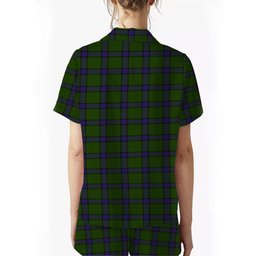 ScotsTee Shop Scottish MacWilliam Hunting Women's Short Sleeve Short Set Tartan Pyjama Set