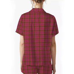 ScotsTee Shop Scottish Lumsden of Clova Ancient Women's Short Sleeve Short Set Tartan Pyjama Set
