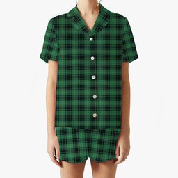 ScotsTee Shop Scottish McArthur Ancient Women's Short Sleeve Short Set Tartan Pyjama Set