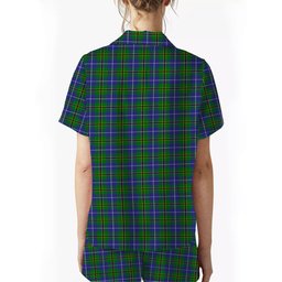 ScotsTee Shop Scottish Turnbull Hunting SC Women's Short Sleeve Short Set Tartan Pyjama Set